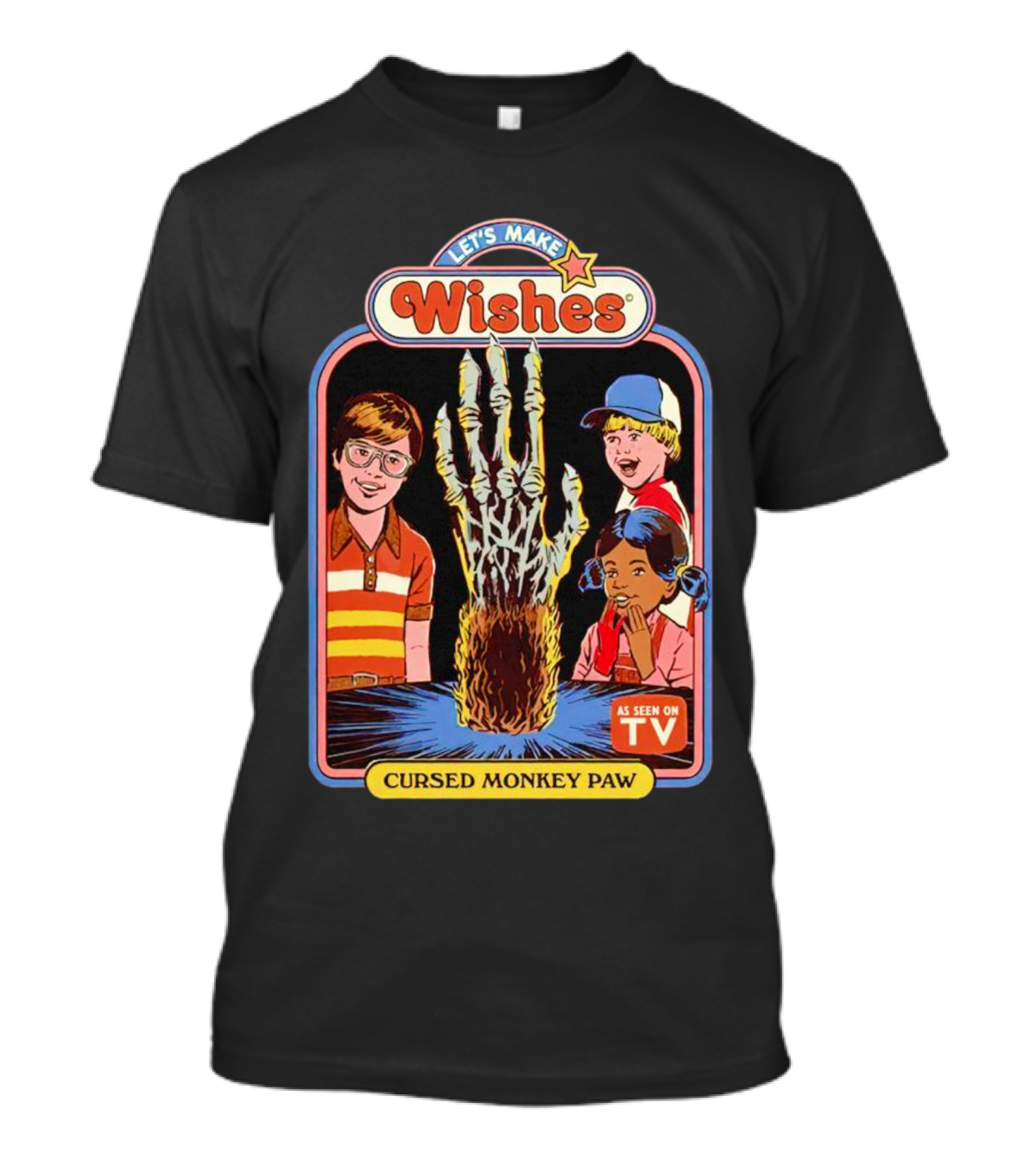 Let’s Make Wishes Cursed Monkey Paw As Seen On TV T-Shirt