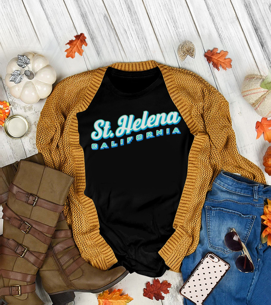 St. Helena California Retro T-Shirt