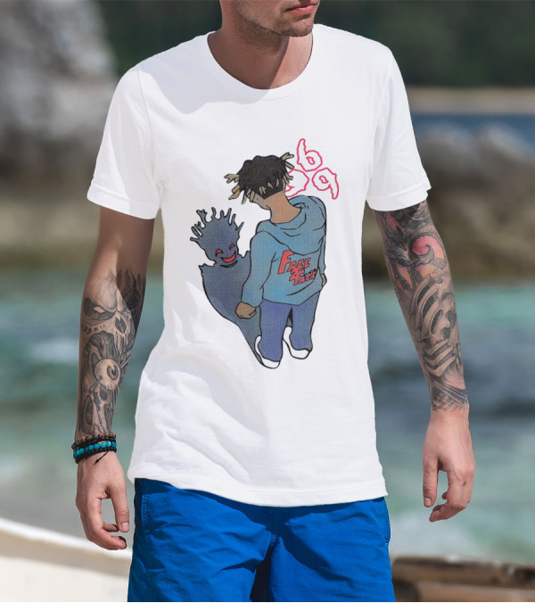 Juice WRLD Reflection Face 999 Hoodie And Shadow T-Shirt