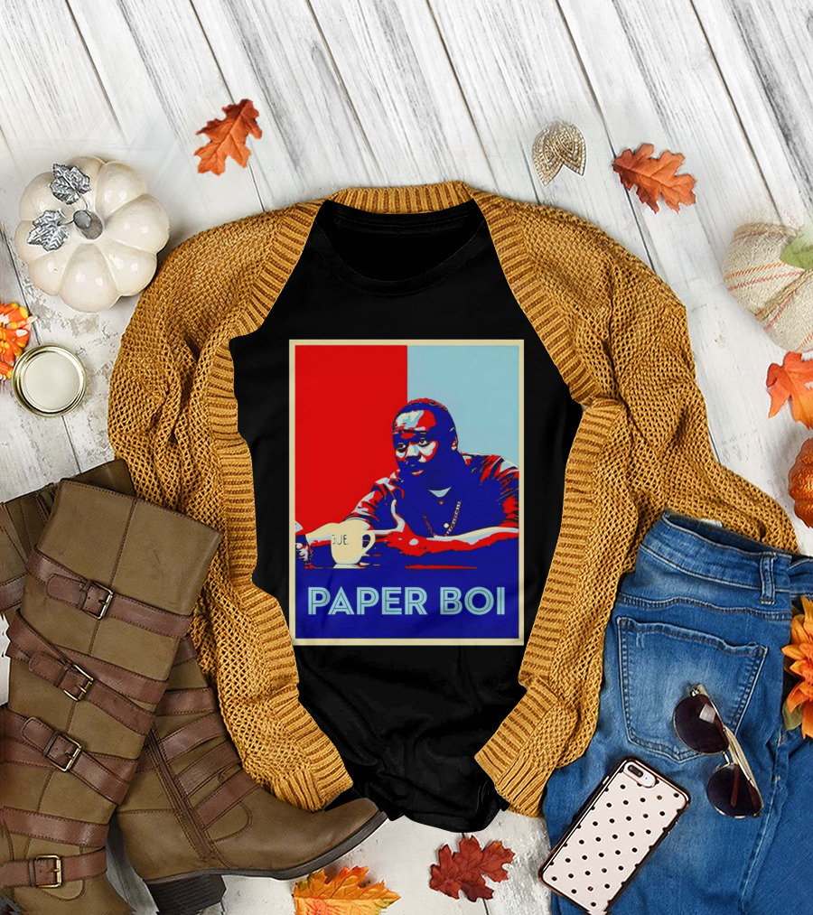 Paper Boi Vintage Red Blue T-Shirt