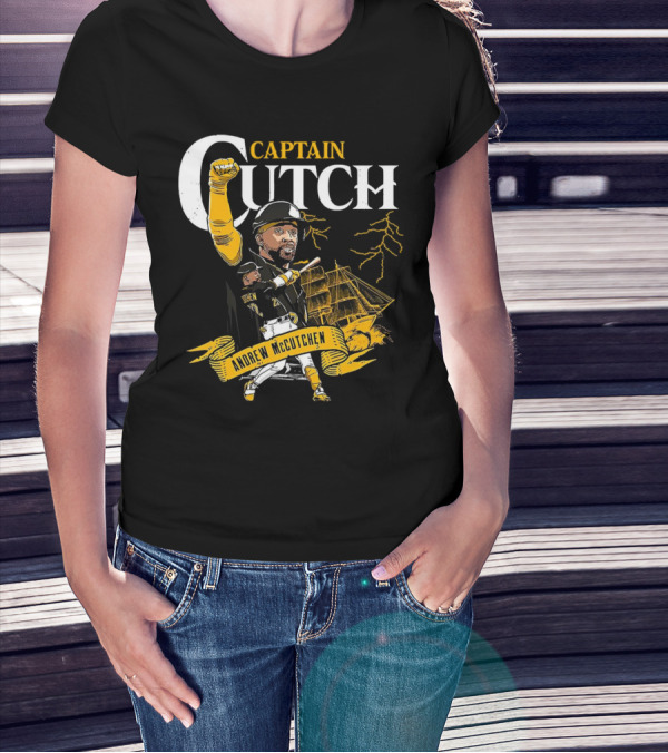 Andrew McCutchen Captain Cutch Pittsburgh Pirates Baseball T-Shirt