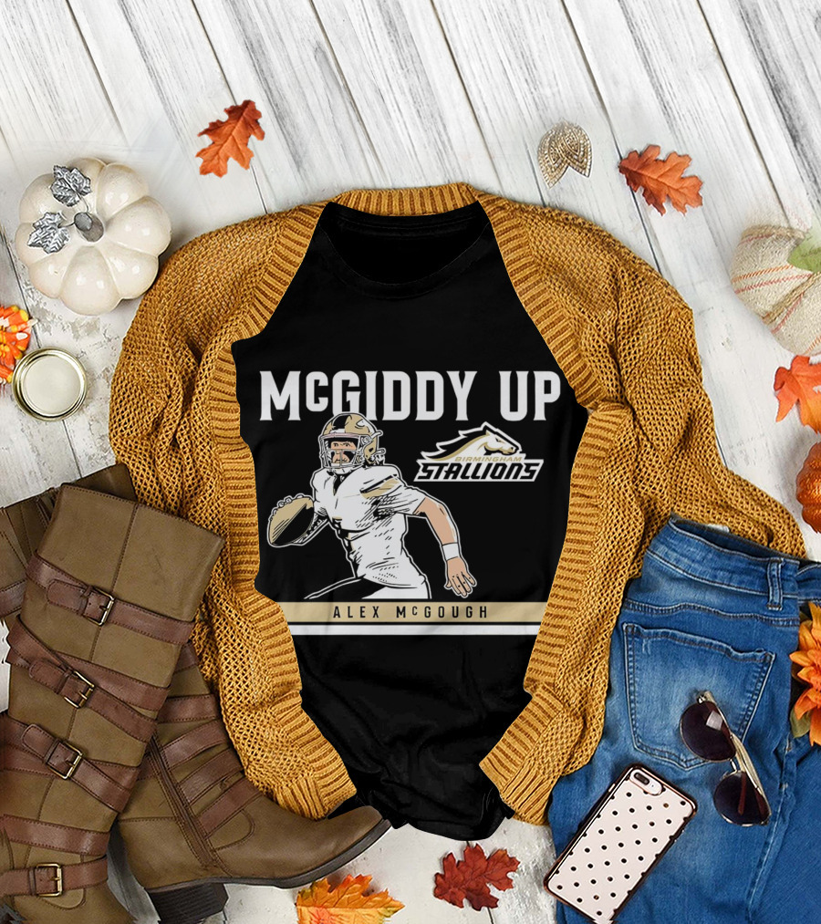 McGiddy Up Birmingham Stallions Alex McGough T-Shirt