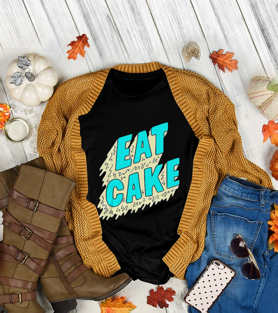 Eat Cake Retro T-Shirt