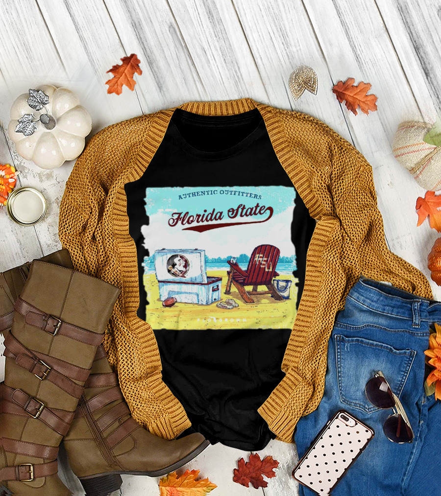 Florida State Seminoles Authentic Outfitters Lakeside Relaxation Scene T-Shirt
