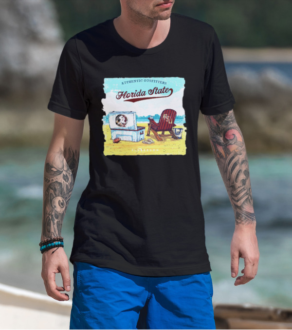 Florida State Seminoles Authentic Outfitters Lakeside Relaxation Scene T-Shirt