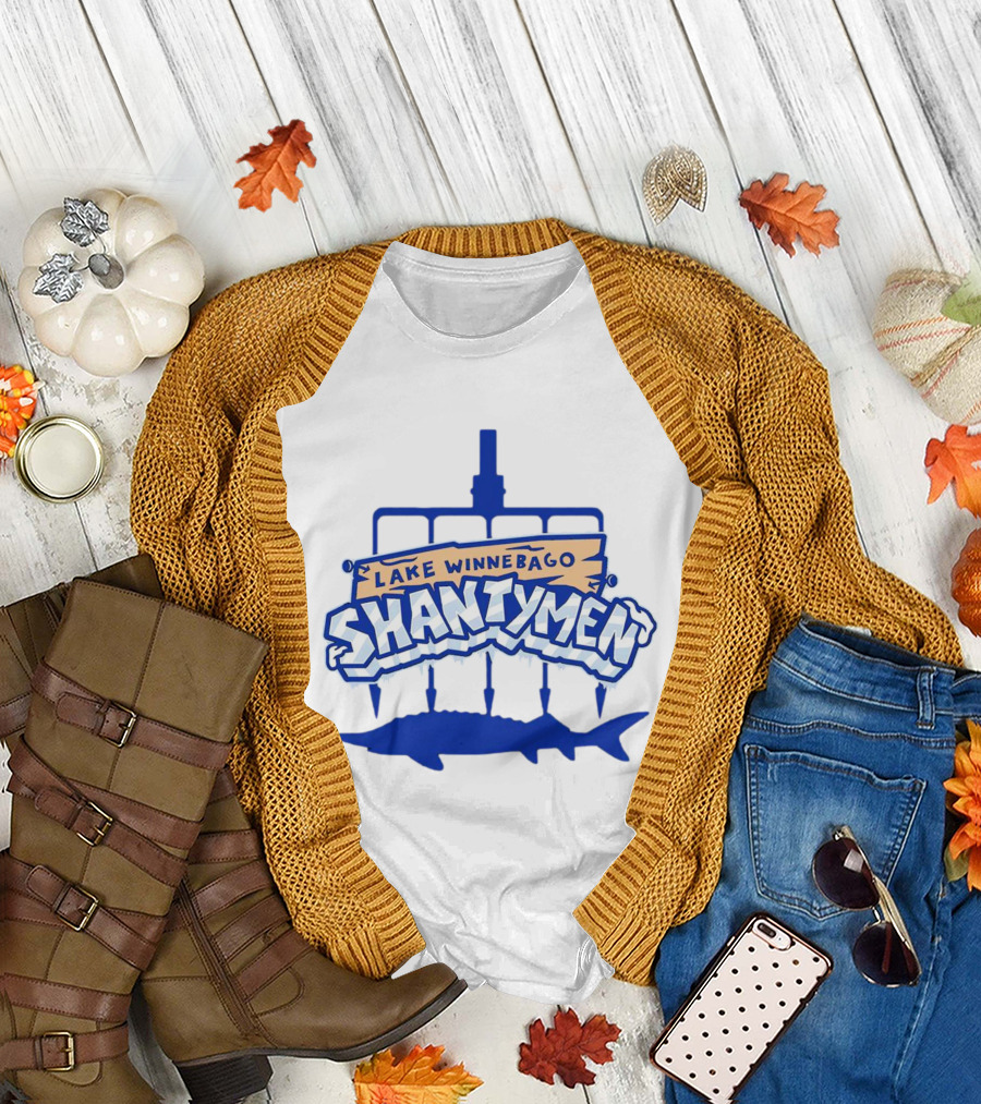 Lake Winnebago Shantymen Ice Fishing Spear T-Shirt