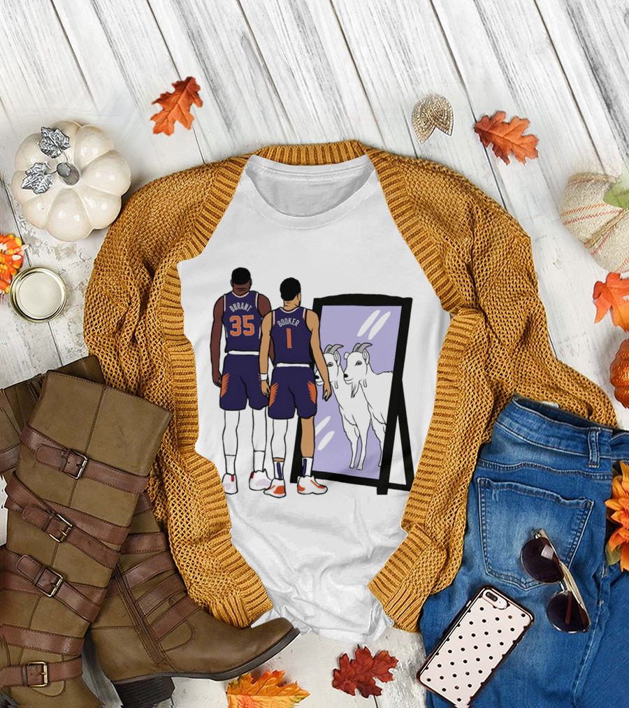 Kevin Durant 35 Devin Booker 1 Mirror Goats T-Shirt