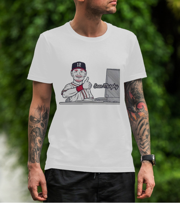 Sean Murphy Thumbs Up Baseball Player Number 12 T-Shirt