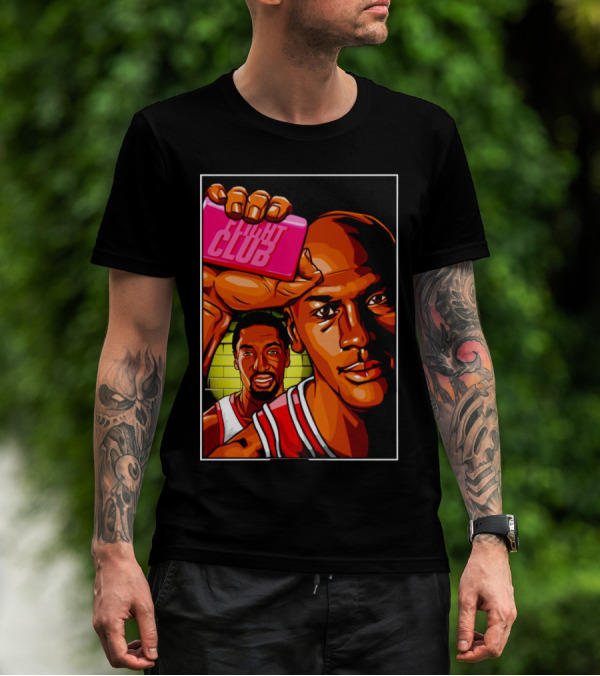 Flight Club Kobe Bryant Michael Jordan Basketball Legends T-Shirt