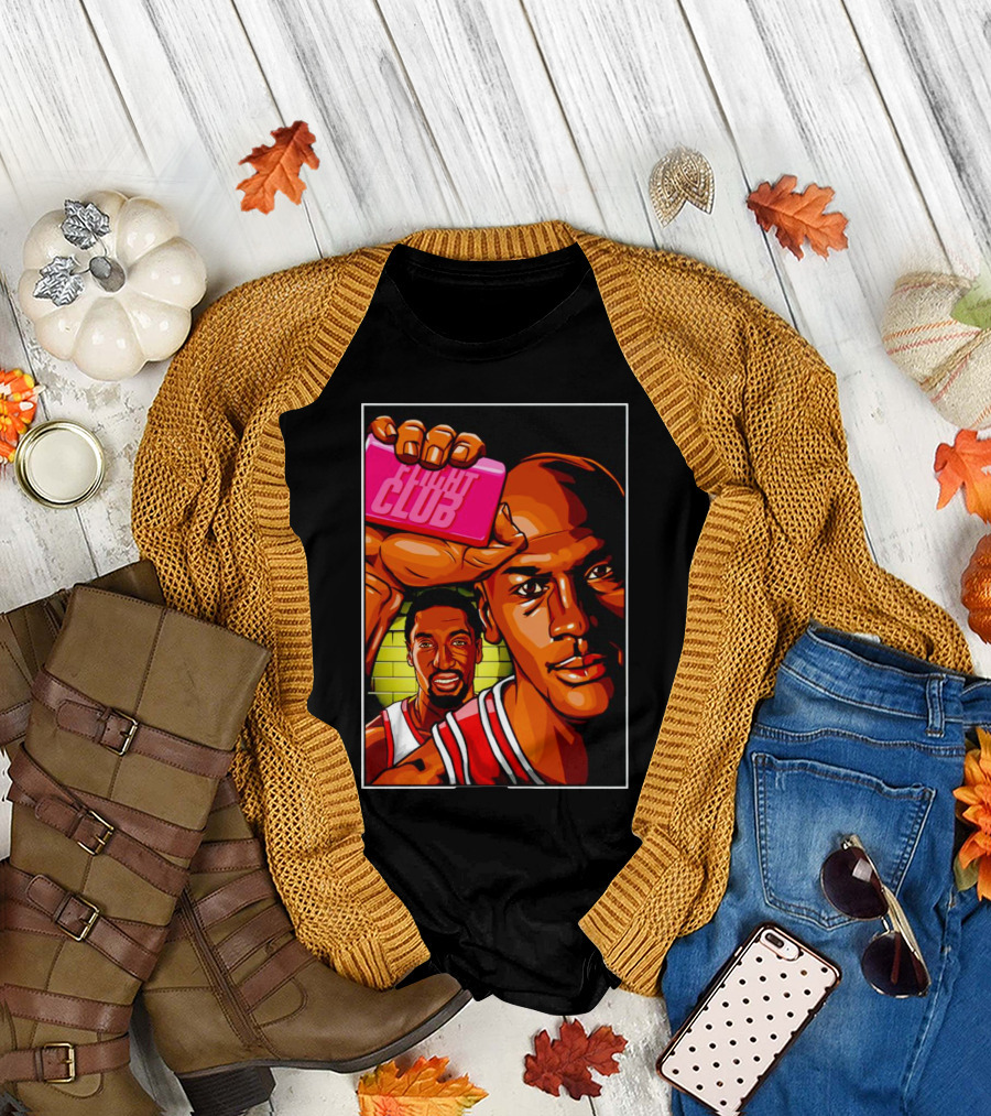 Flight Club Kobe Bryant Michael Jordan Basketball Legends T-Shirt