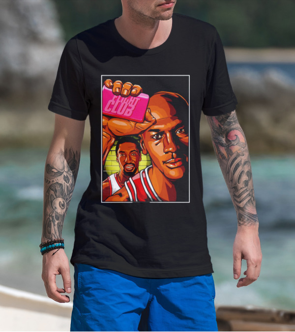 Flight Club Kobe Bryant Michael Jordan Basketball Legends T-Shirt