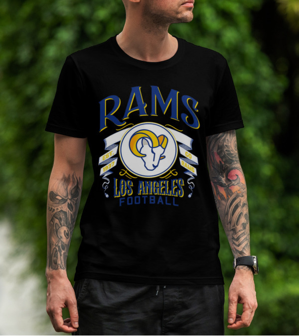 Rams Los Angeles Football Go Est 1937 T-Shirt