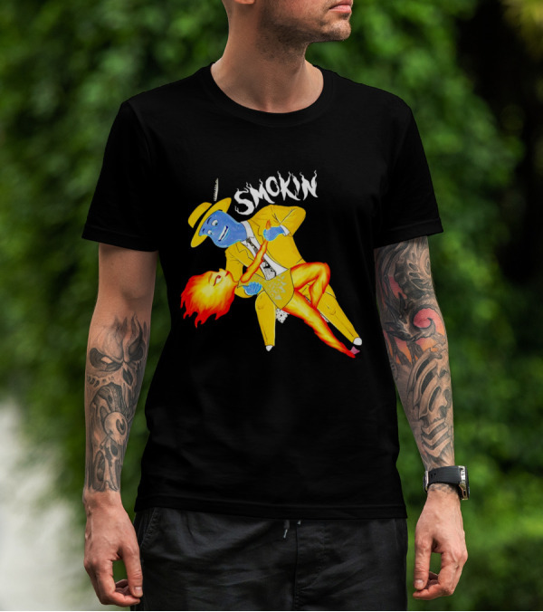 Smokin Ember Lumen Dancing With Lake Ripple In Yellow Suit T-Shirt
