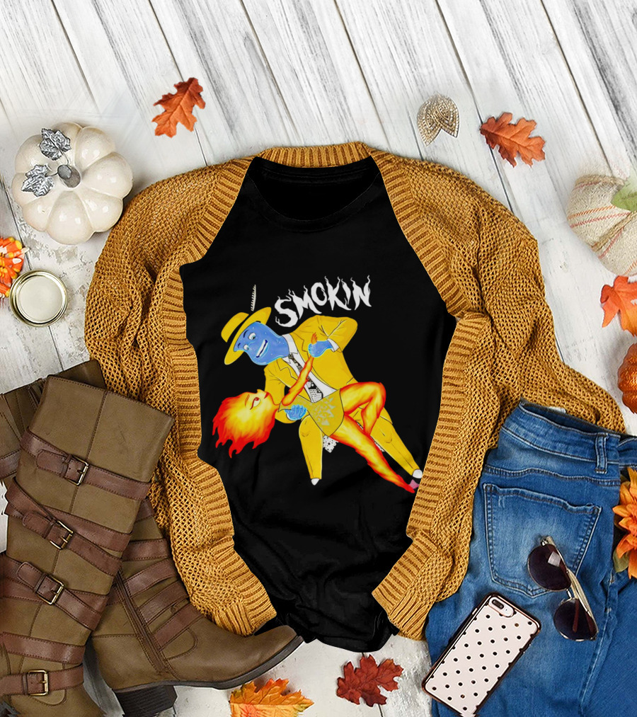 Smokin Ember Lumen Dancing with Lake Ripple in Yellow Suit T-Shirt