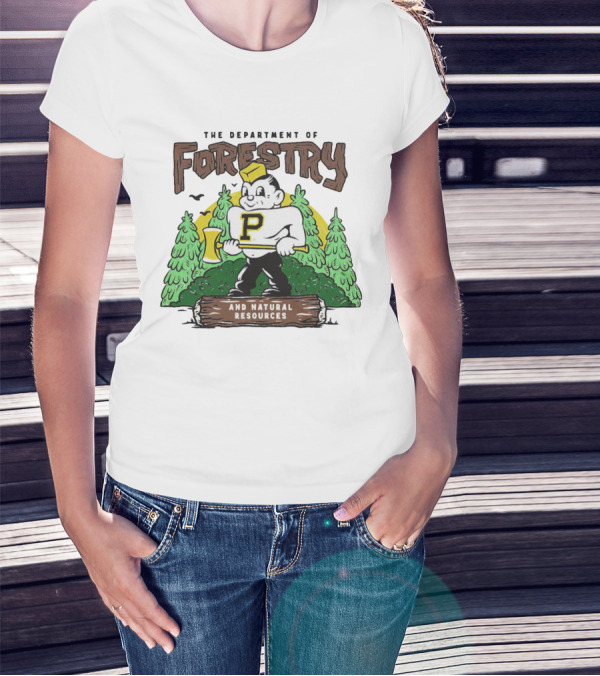 Purdue Boilermakers Forestry And Natural Resources Department Lumberjack T-Shirt