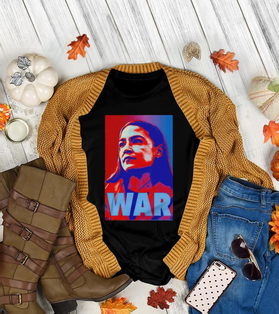 Jose Vega Vote Diane War Poster Iconic Red Blue Image T-Shirt