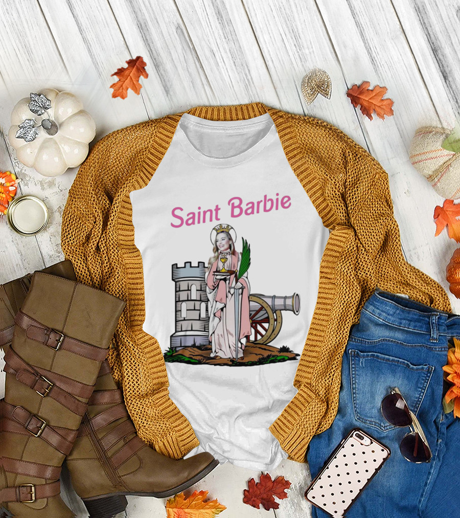 Saint Barbie Tower and Cannon Iconic T-Shirt