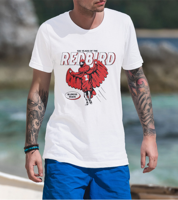 Illinois State Redbird 100 Years Of The Redbird T-Shirt