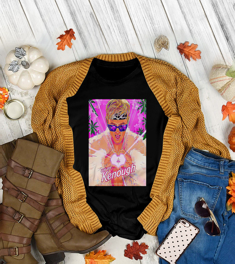 Barbie You Are Kenough Retro Tropical Vibes Ken Power T-Shirt