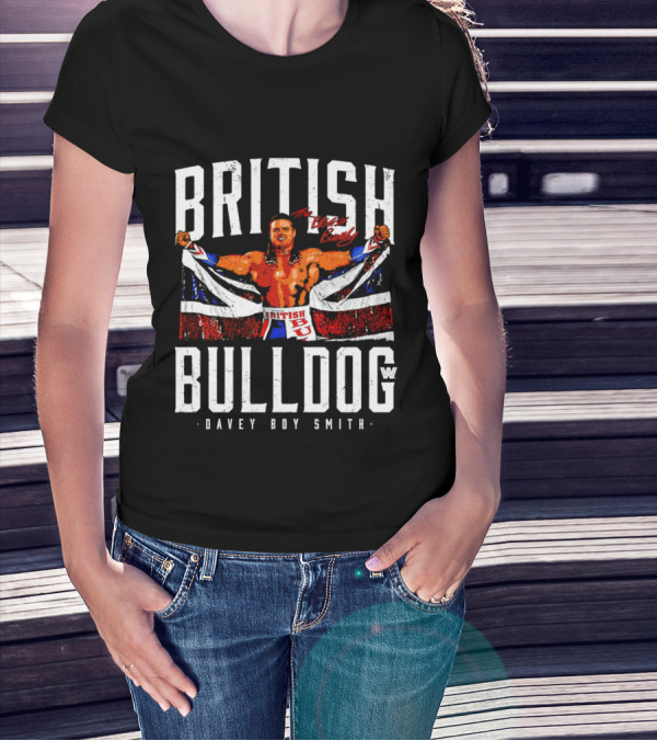 British Bulldog The British Beauty Davey Boy Smith WWE T-Shirt