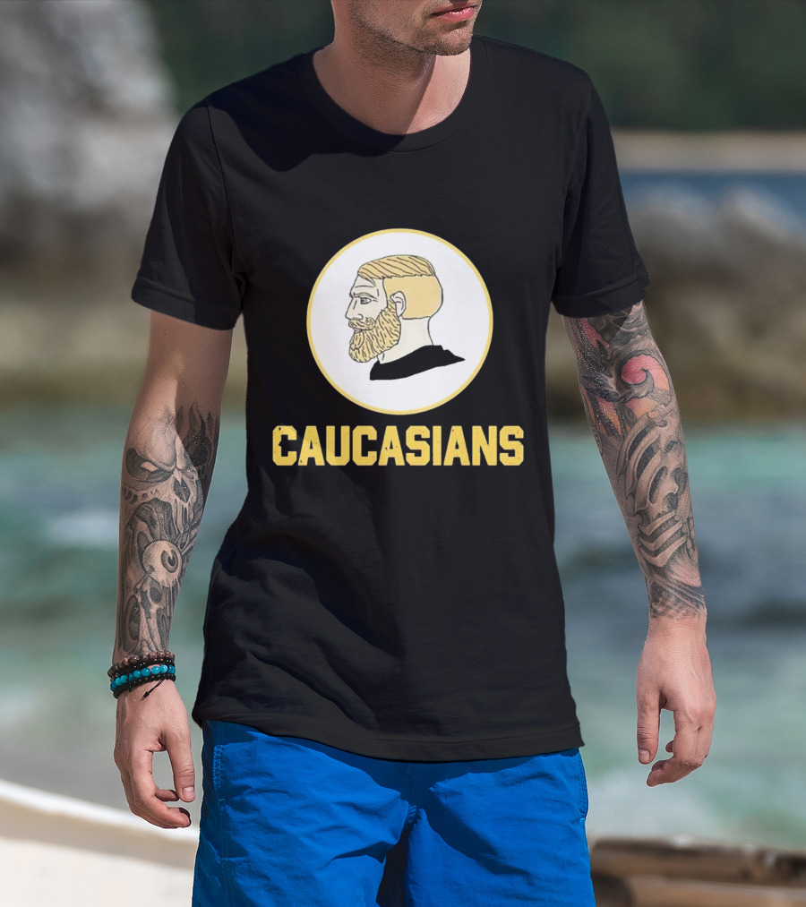 Caucasians Team Jersey Profile T-Shirt