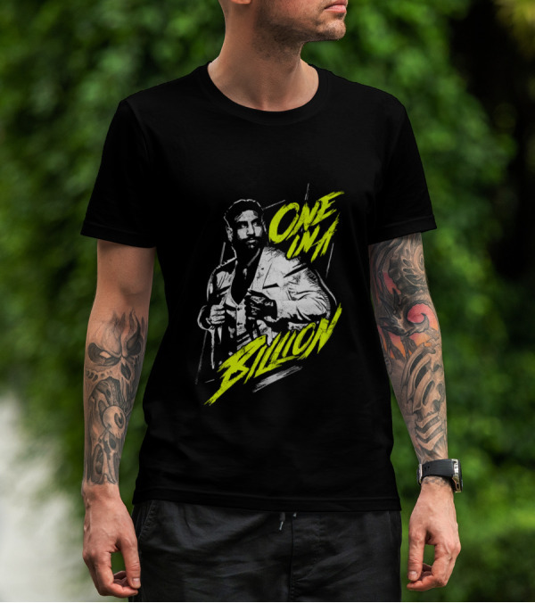 One In A Billion Satnam Singh Stylin’ Retro Vibe With Bold Neon Text T-Shirt