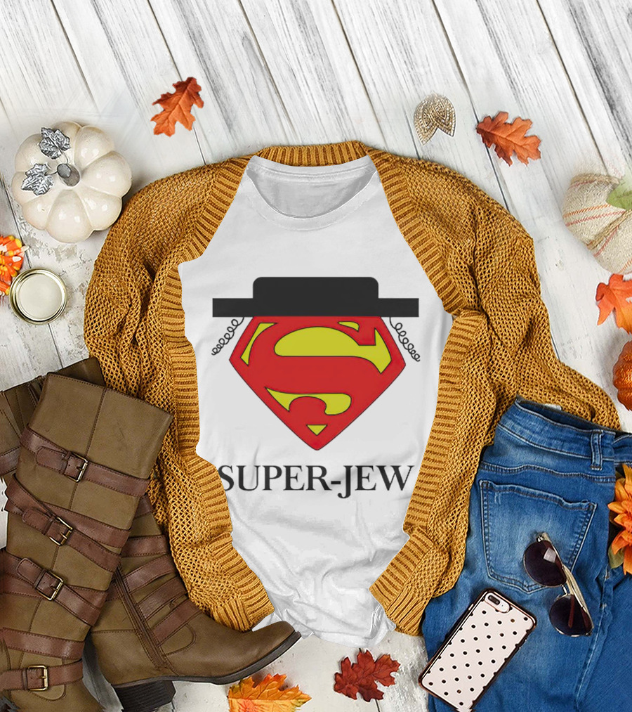 Superman Super-Jew Emblem T-Shirt