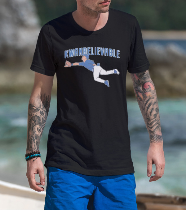 Cleveland Guardians Steven Kwan Kwan Believable Baseball Catch T-Shirt