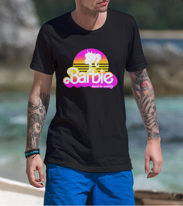 Barbie Back To Reality Retro Sunset T-Shirt