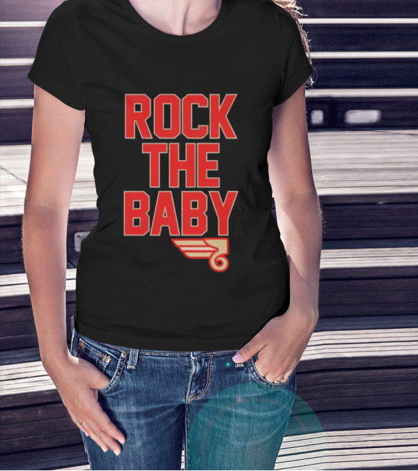 ROCK THE BABY Basketball Dunking T-Shirt