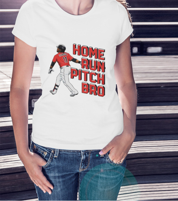 Jose Ramirez 11 Home Run Pitch Bro T-Shirt
