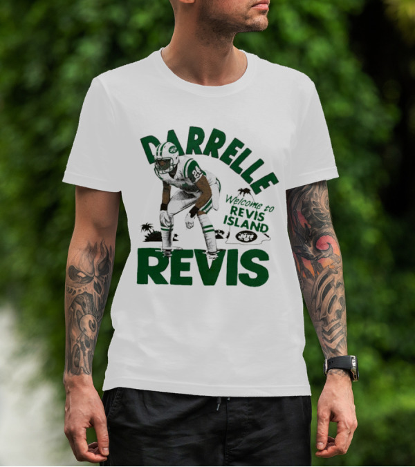 Darrelle Revis New York Jets Welcome To Revis Island 28 T-Shirt
