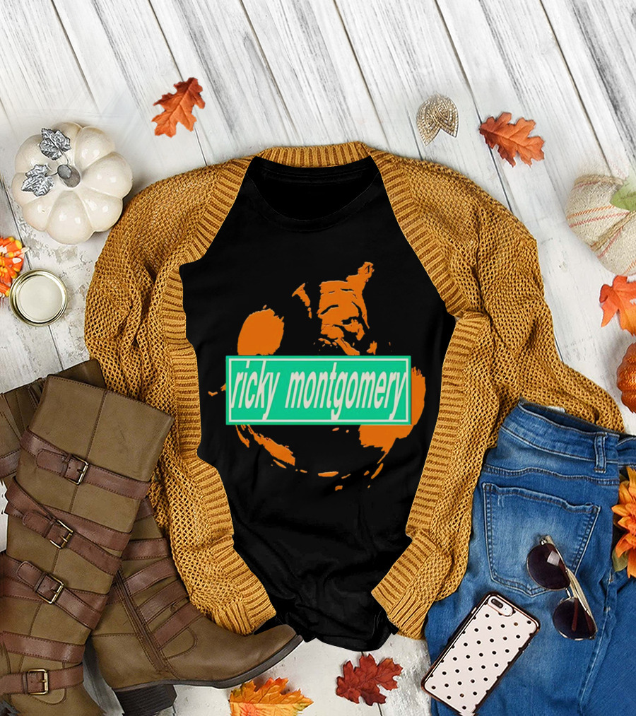 Ricky Montgomery Text with Spinning Dog T-Shirt
