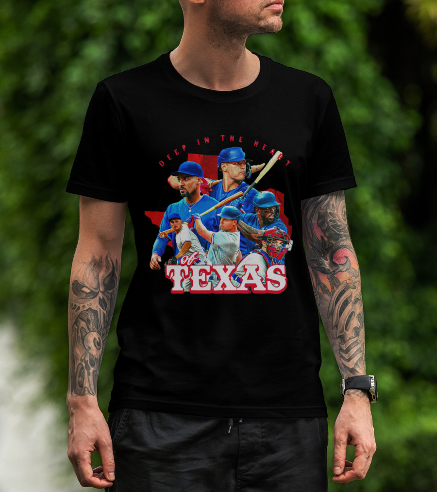 Deep In The Heart Of Texas Baseball T-Shirt