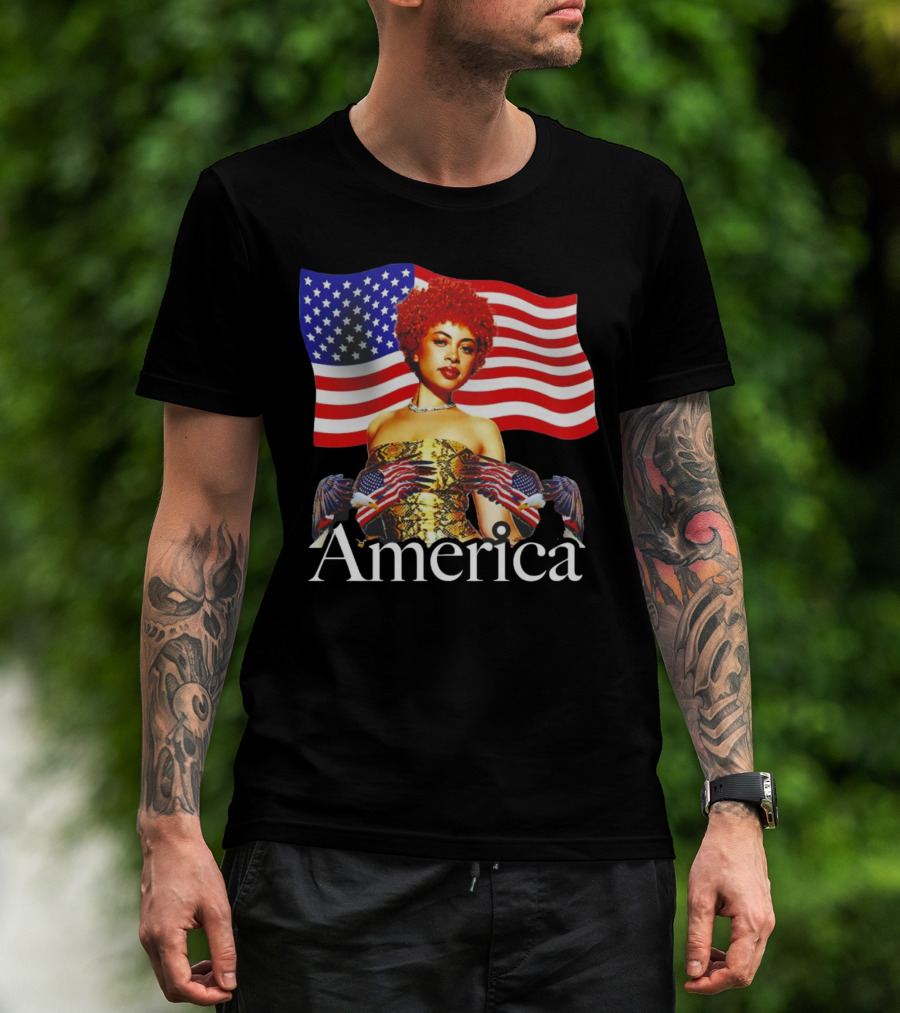 Ice Spice America United States Flag T-Shirt