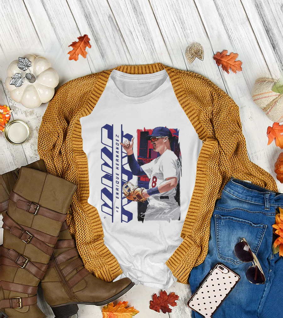 Enrique Hernandez Los Angeles Dodgers MVP T-Shirt