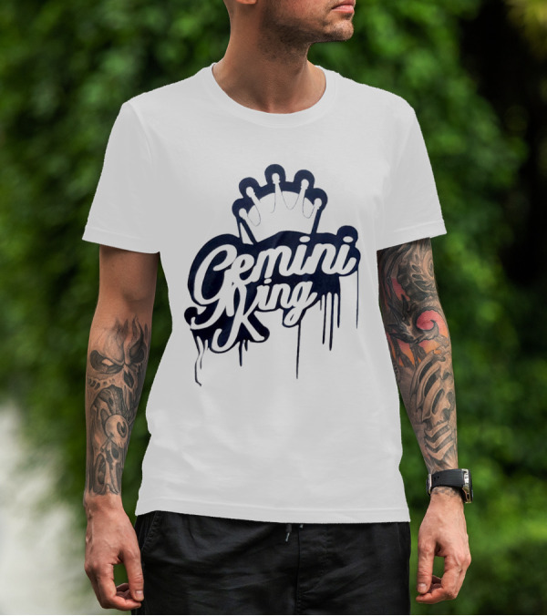 Gemini King Dripping Crown T-Shirt