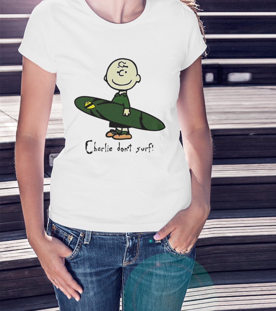 Charlie Brown Don't Surf Vintage T-Shirt