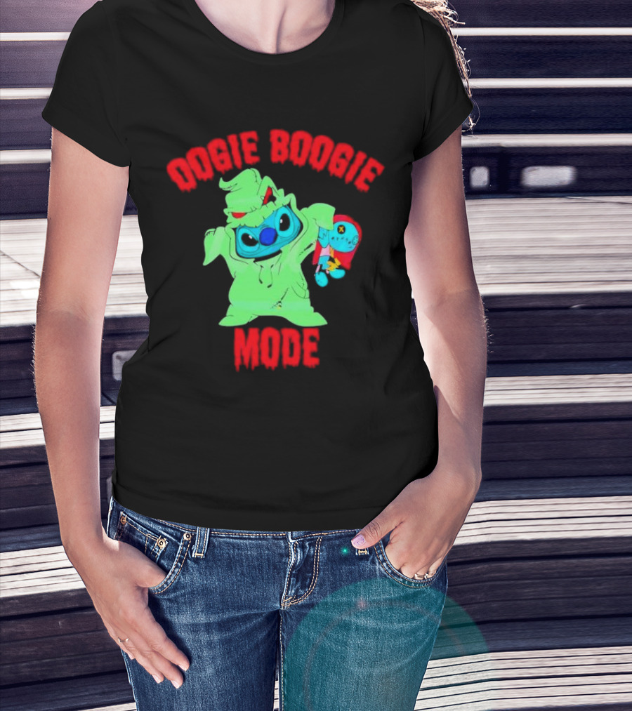 Stitch In Oogie Boogie Mode Halloween Voodoo Doll T-Shirt