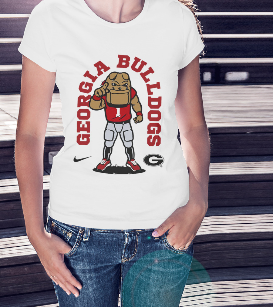 Georgia Bulldogs Mascot Athletic Bulldog T-Shirt