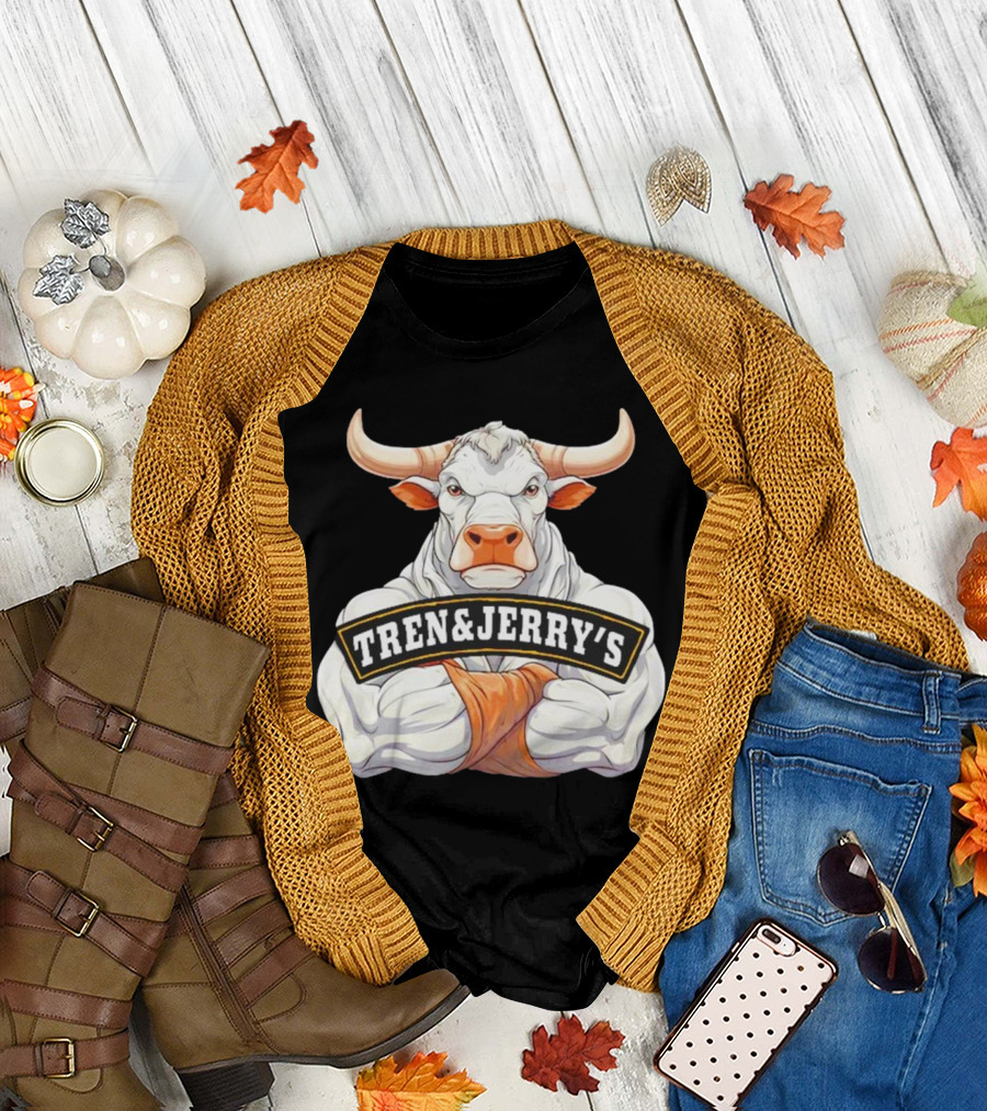 TREN and JERRY'S Bull T-Shirt