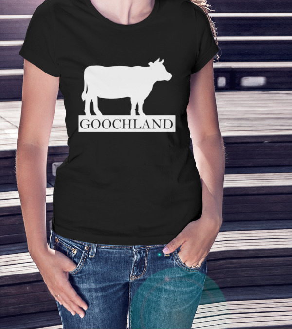Goochland Cow Silhouette White T-Shirt