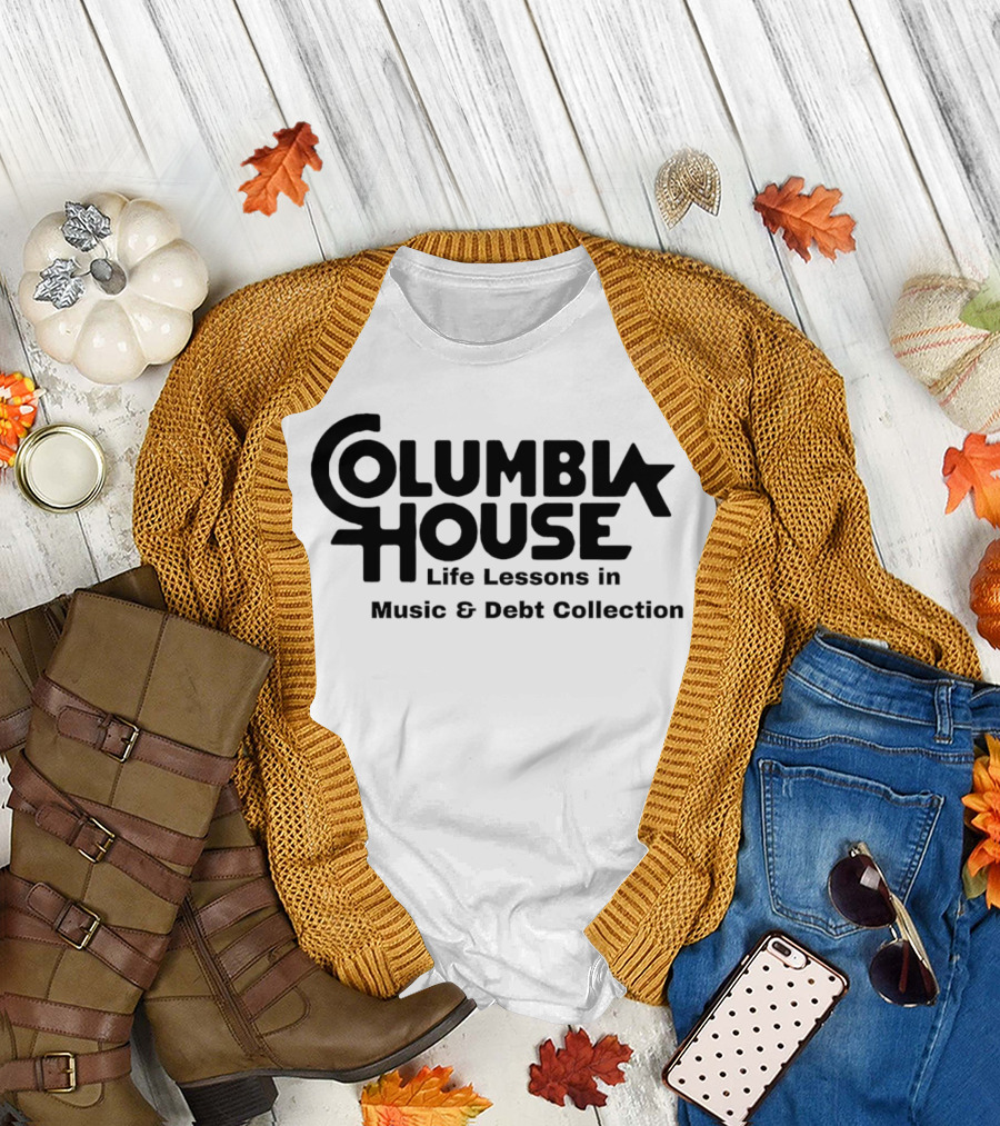 Columbia House Life Lessons in Music and Debt Collection T-Shirt