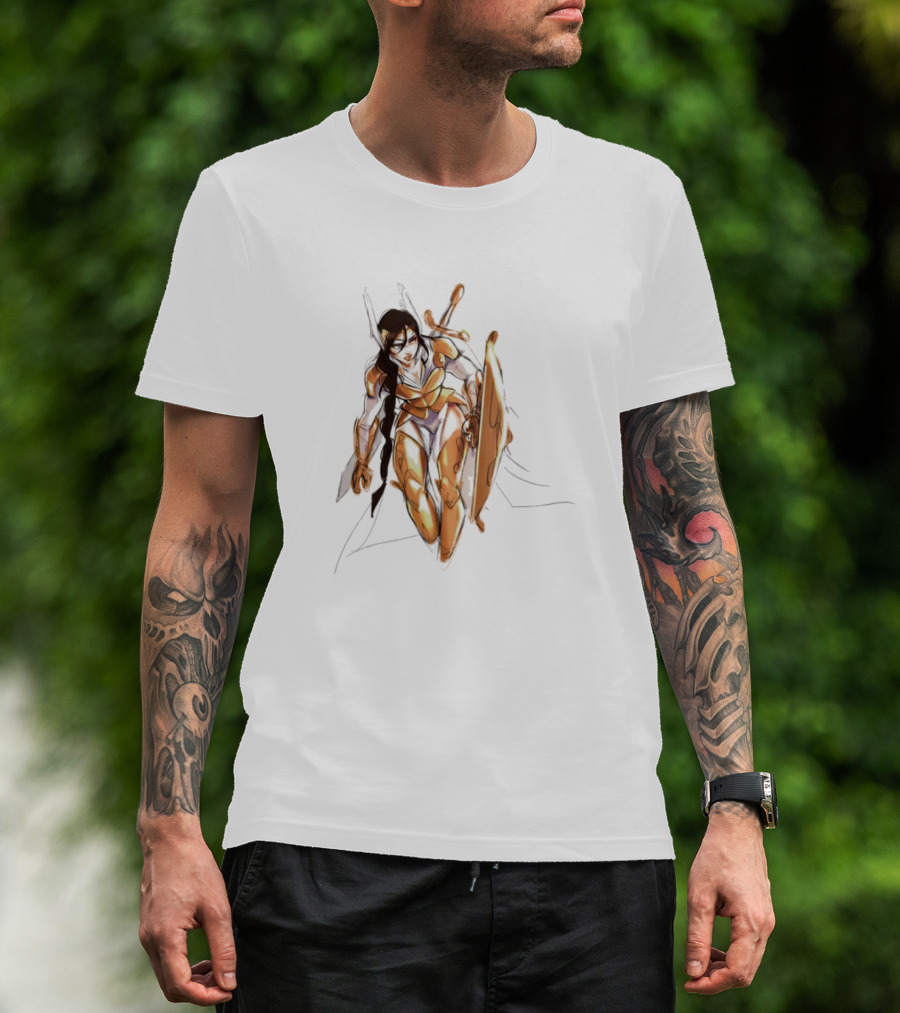 Valkyrie Cartoon Warrior Armor T-Shirt