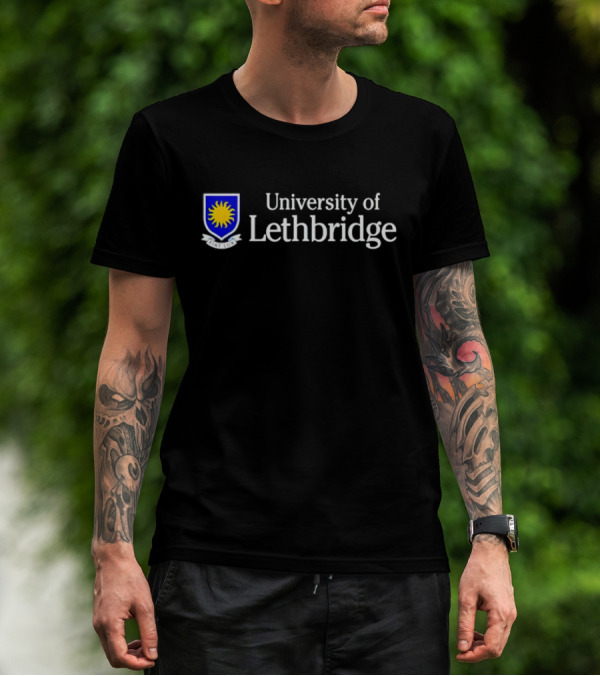 University Of Lethbridge Logo Sol Lux Shield T-Shirt