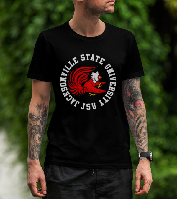 Jacksonville State University JSU Gamecocks Rooster Logo Alabama T-Shirt