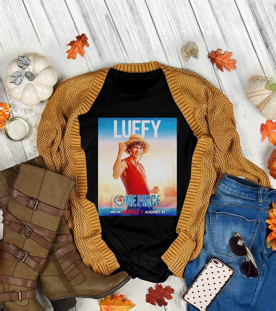 Luffy One Piece Netflix August 31 Release T-Shirt