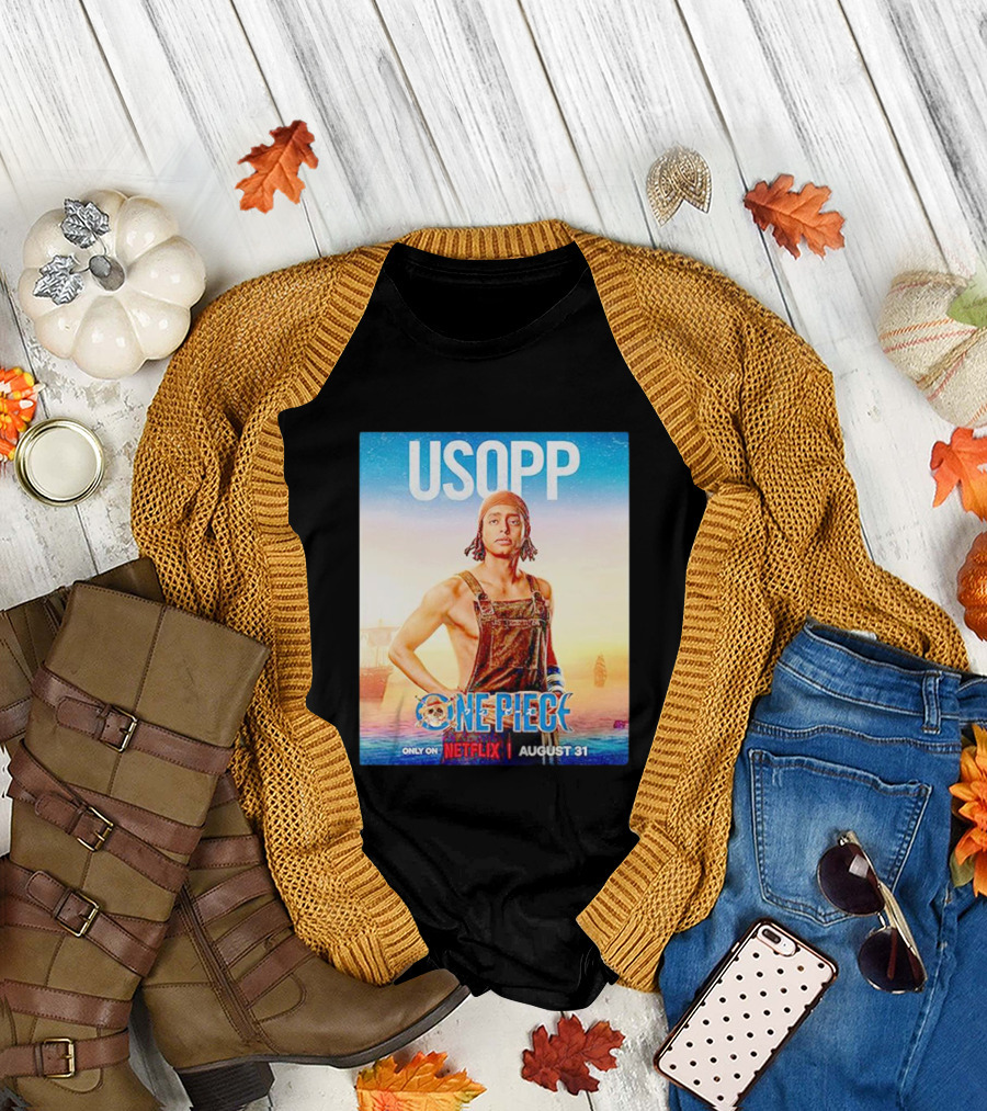 Usopp One Piece Live Action Netflix Series August 31 Release T-Shirt