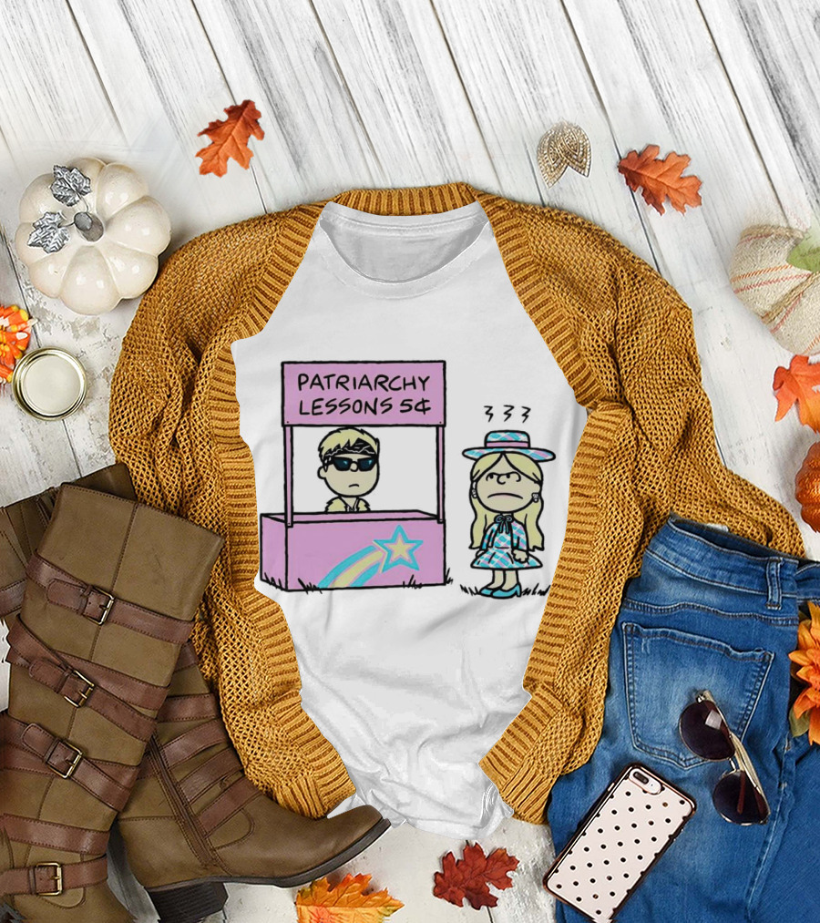 Patriarchy Lessons 5¢ Barbie Peanuts T-Shirt