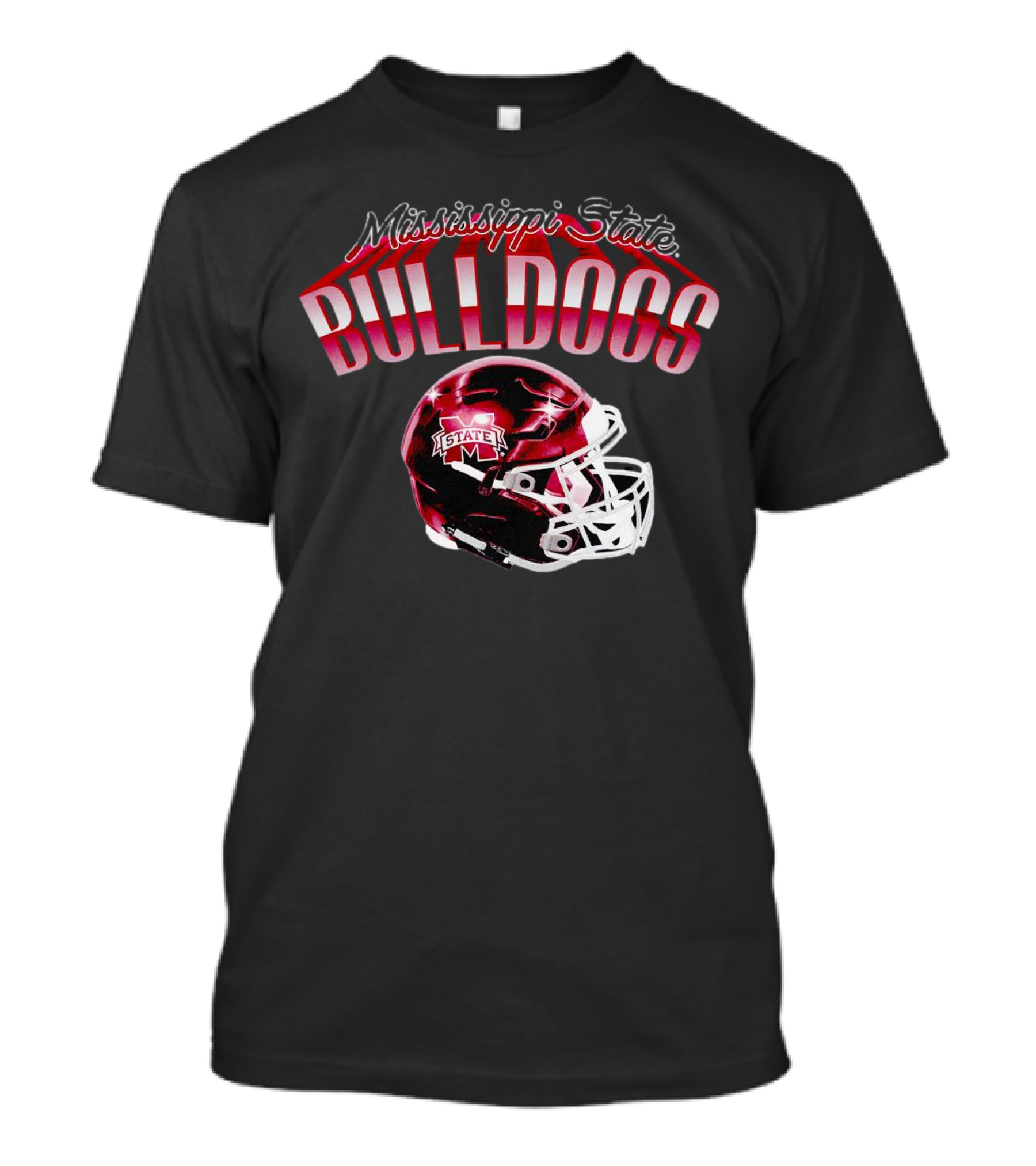 Mississippi State Bulldogs Helmet T-Shirt